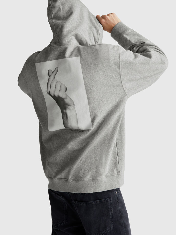 SWEATER W/HOOD Men image number 2